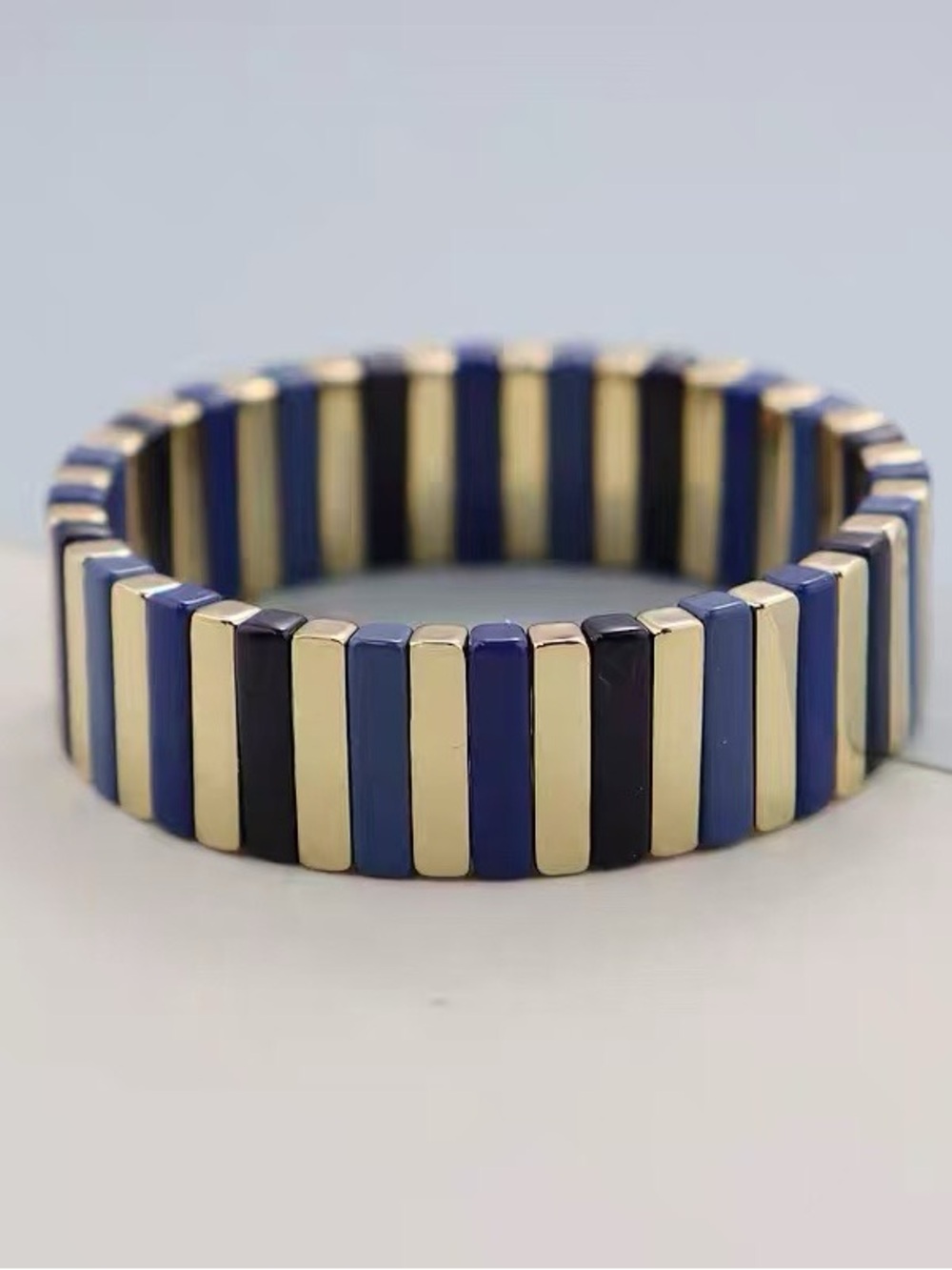 Roxanne Assoulin Watch Band Bracelet in Gold/Blue *NEW*